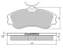 Передние тормозные колодки starline BDS374