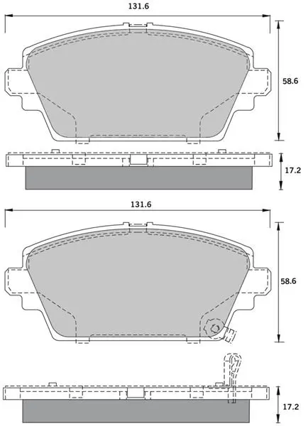Передні тормозні (гальмівні) колодки Starline BDS394 (фото 1)