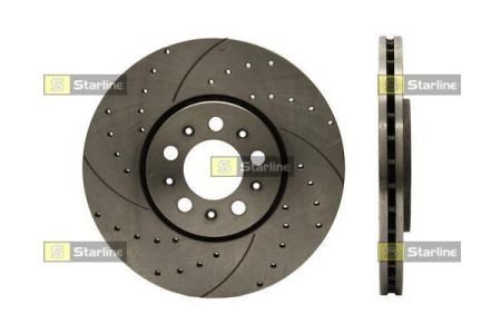 Перфорированный тормозной диск starline PB 2480S