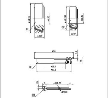 Пiдшипник ступицi колеса starline LO 00523