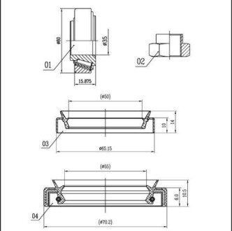 Пiдшипник ступицi колеса starline LO 00687