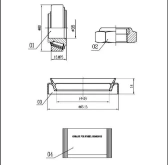 Пiдшипник ступицi колеса starline LO00898