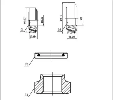 Пiдшипник ступицi колеса starline LO00926L Ауди 90