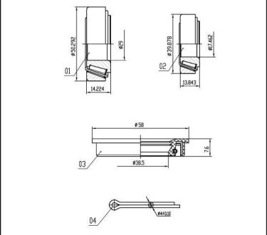 Пiдшипник ступицi колеса starline LO 00944