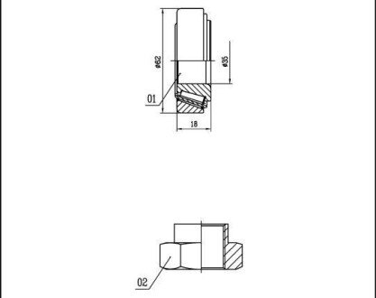 Пiдшипник ступицi колеса starline LO 01431