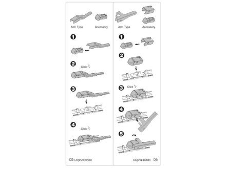 Безкаркасні двірники starline STSR5348PS