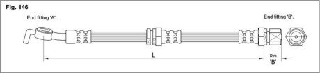 Гальмівний шланг starline HA ST.1064