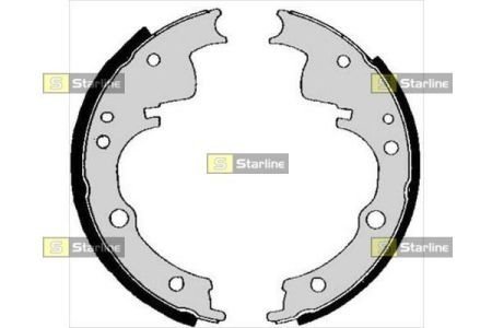 Колодки ручного (стоячого) тормоза starline BC 04330