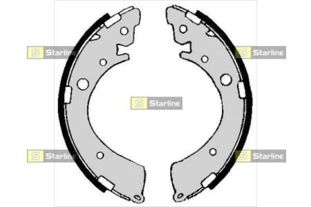 Задні тормозні (гальмівні) колодки starline BC 05360