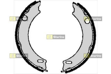 Колодки ручного (стоячого) тормоза starline BC 06900