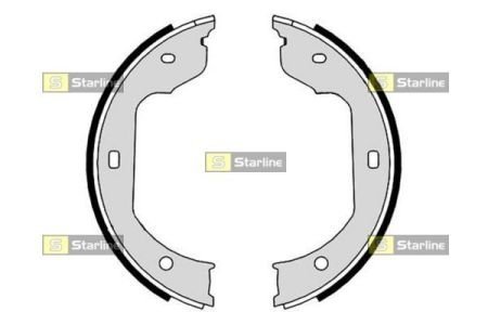 Задні тормозні (гальмівні) колодки starline BC 09110