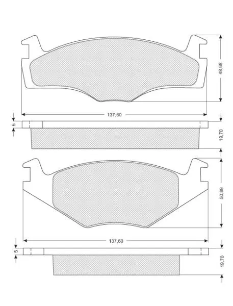 Тормозні (гальмівні) колодки Starline BDS027 (фото 1)