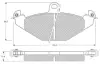 Тормозные колодки starline BDS059