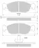 Тормозные колодки starline BDS106