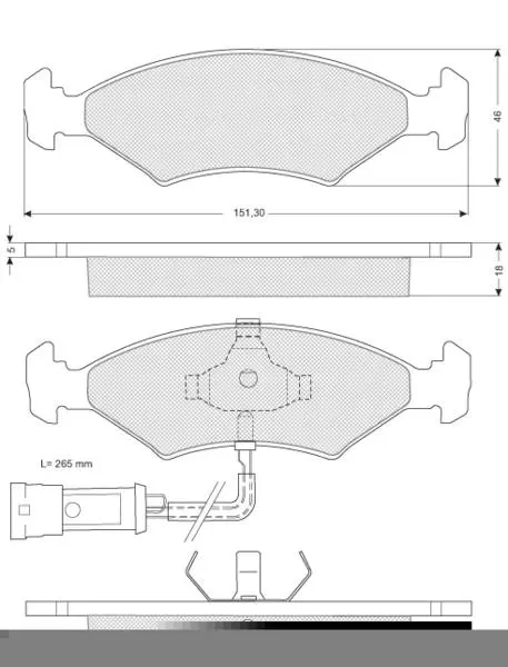 Тормозні (гальмівні) колодки Starline BDS141 (фото 1)