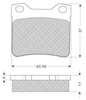 Тормозные колодки starline BDS174