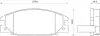 Тормозные колодки starline BDS261