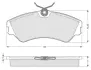 Тормозные колодки starline BDS298