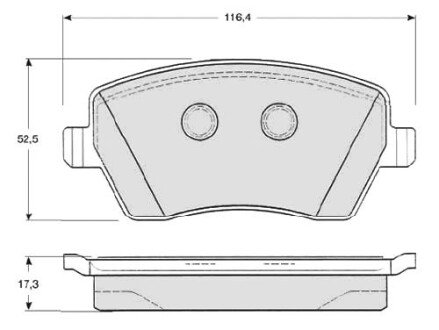 Тормозные колодки starline BD S331 на Рено Modus