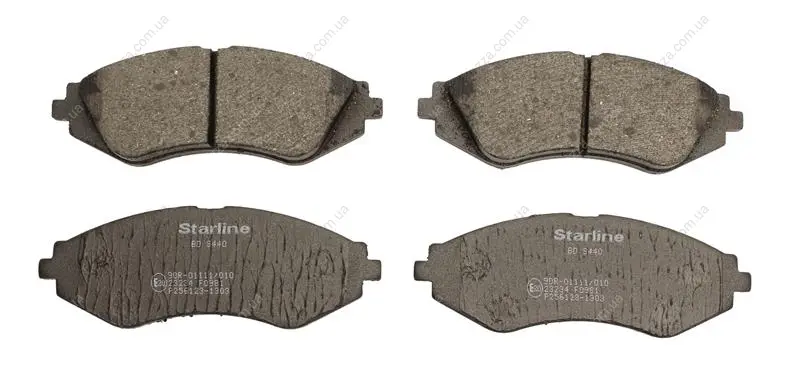 Тормозні (гальмівні) колодки Starline BDS440 (фото 1)