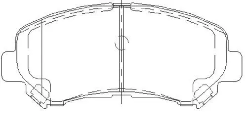Тормозные колодки starline BDS502
