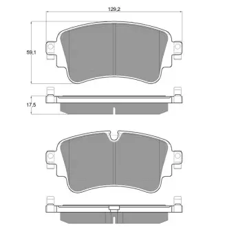 Тормозні (гальмівні) колодки Starline BDS998