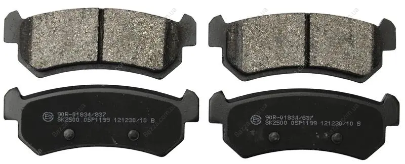 Задние тормозные колодки starline BDS522
