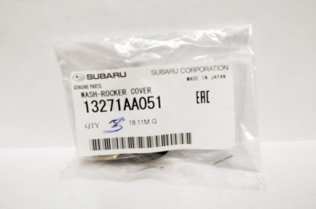 Прокладка болта клапанної кришки subaru 13271AA051