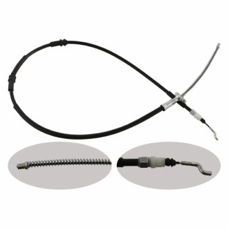 Трос привода ручного гальма swag 30936711