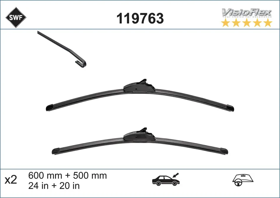 Щетки стеклоочистителя SWF 119763
