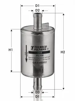 Фільтр газ.установки 1.2LPG tecneco GAS46002 Фиат Панда