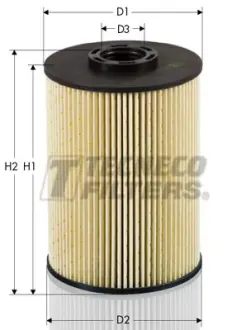 Фільтр паливний Peugeot 607 2.7 HDI 04- Tecneco GS010043E