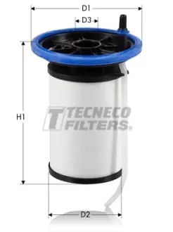 Фільтр паливний PSA Jumper 2.0HDi 16-/Boxer 2.0HDi 15-/Fiat Doblo 1.6D 10-/Ducato 2.3D 06- tecneco GS2093E