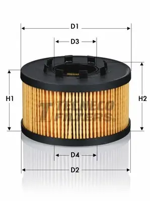 Масляний фільтр Tecneco OL0124E (фото 1)