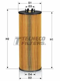 Масляный фильтр tecneco OL0223E Ауди А8 д2