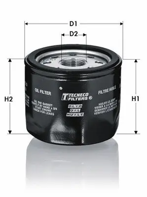 Масляний фільтр Tecneco OL86T (фото 1)