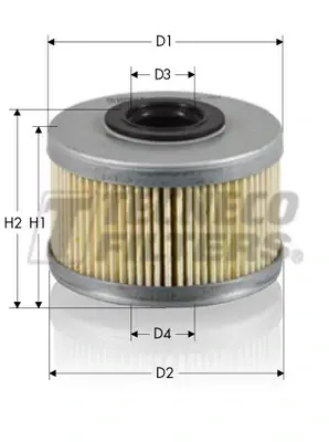 Топливный фильтр tecneco GS0452