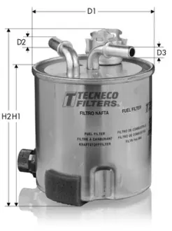 Паливний (топливный) фільтр Tecneco GS10395