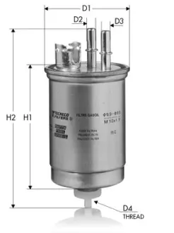 Топливный фильтр tecneco GS221