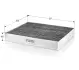 Угольный фильтр салона tecneco CK1251C