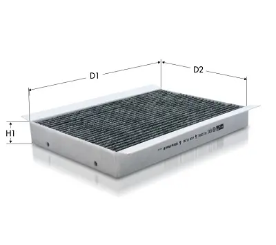 Вугільний фільтр салону Tecneco CK1281C (фото 1)
