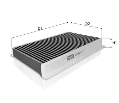 Угольный фильтр салона tecneco CK2747C Рендж (ленд) ровер Дискавери 4