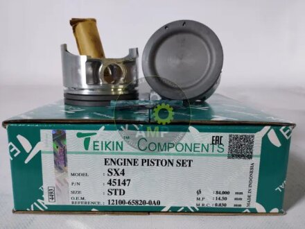 Поршень із пальцем (к-кт на двигун) SX4 J20A, teikin 45147STD