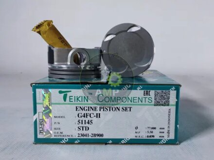 Поршні двигуна, комплект teikin 51145STD на Киа Соул