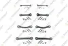TEKNOROT DB К-кт рычагов задней подвески W190,124,202,203,210 82- teknorot M-445