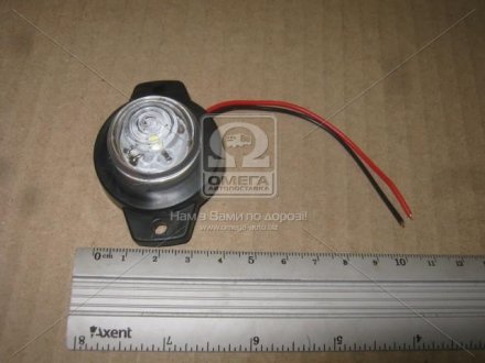 Фонарь габаритный 24V LED 60x45мм. белый tempest TP00611