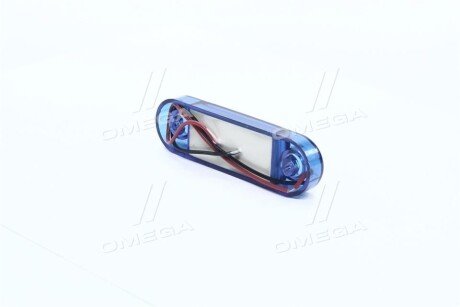 Фонарь габаритный 24V LED синий (9 диодов, 3 ряда) tempest TP0257051