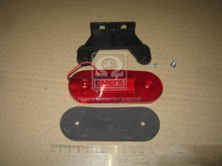 Фонарь габаритный 24V LED Unipoint красный tempest TP0909218