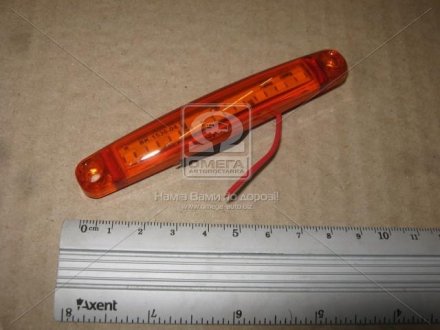 Фонарь габаритный 24V LED желтый (9 диодов, 1 ряд) tempest TP0257052