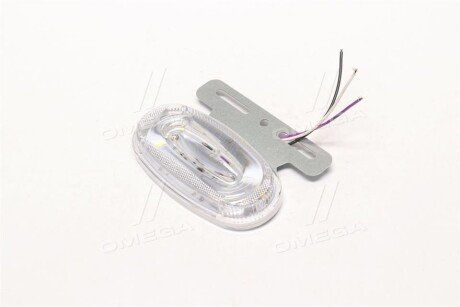 Фонарь габаритный (белый) 9D LED 24V (с бегущим поворотником, подсветкой борта) tempest TP972799